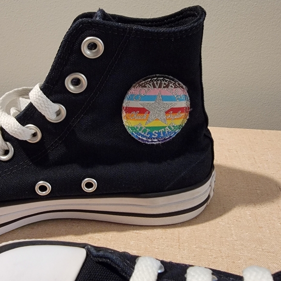 Converse Chuck Taylor‎ All Star Pride By You High Tops Women's 5.5 Custom - Picture 5 of 12